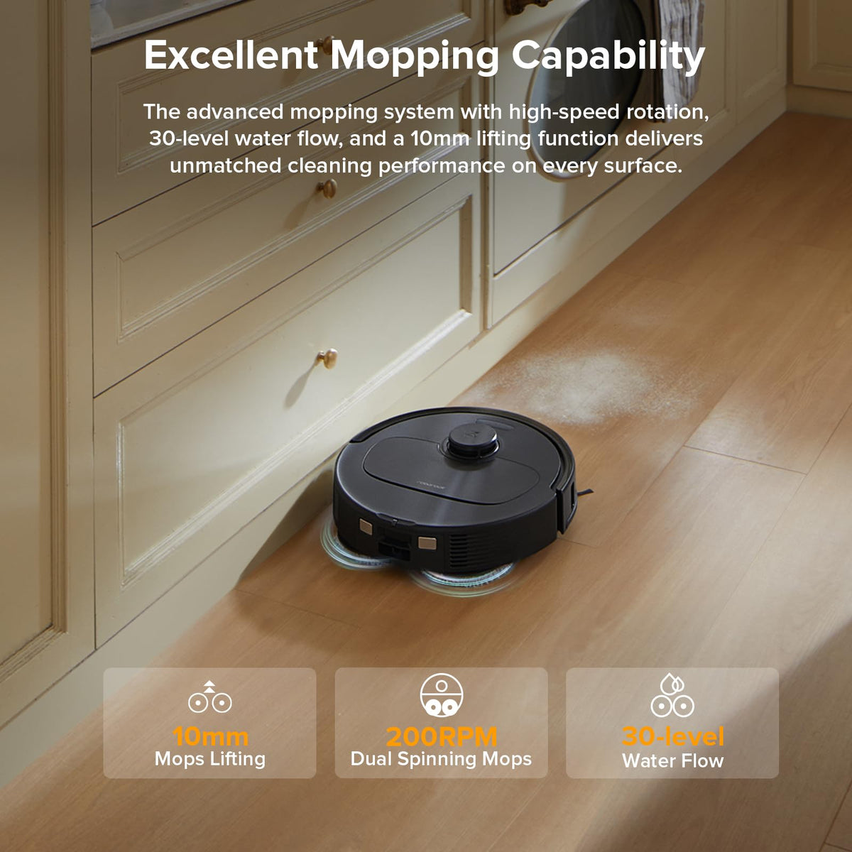 roborock 2026 New Qrevo S Pro Robot Vacuum and Mop, 18,500Pa Suction